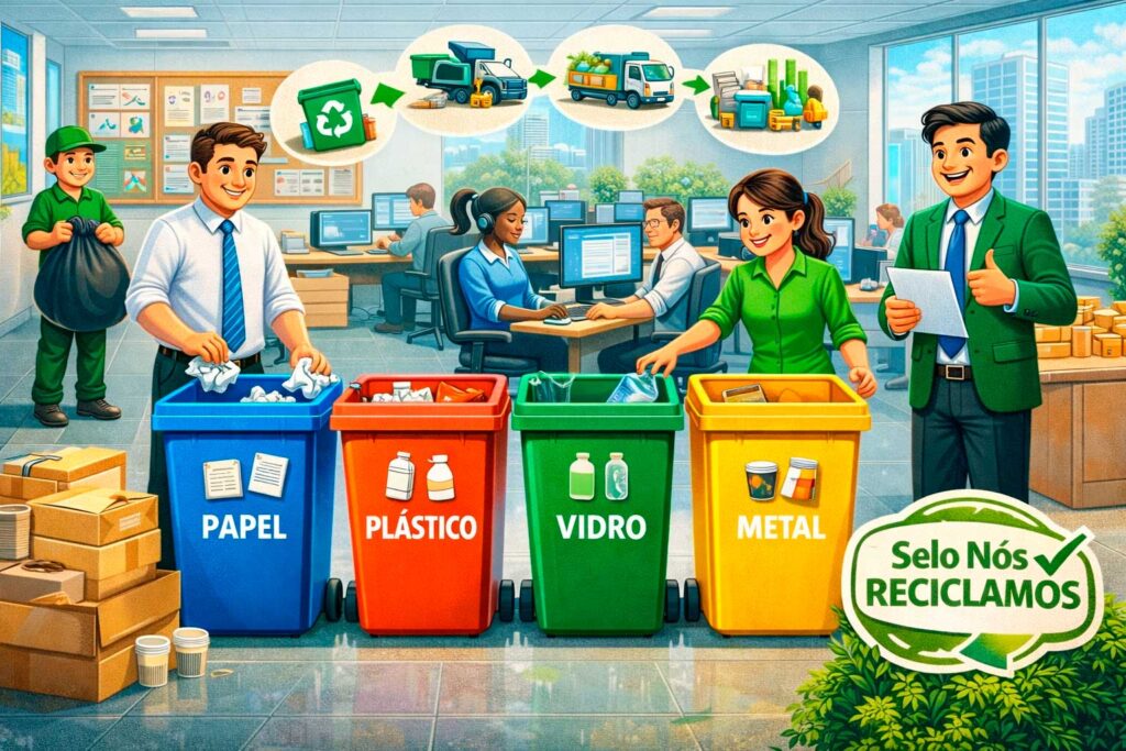 A coleta seletiva nas empresas